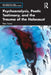 Psychoanalysis, Poetic Testimony and the Trauma of the Holocaust by Rina Dudai