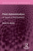 Field Administration: An Aspect of Decentralisation by Brian C. Smith