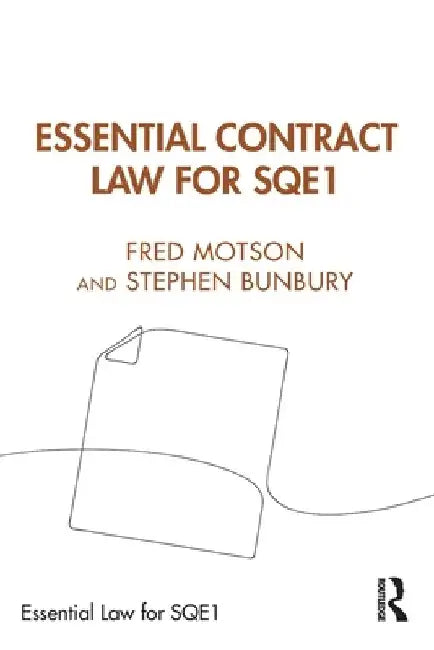 Essential Contract Law for SQE1 by Fred Motson