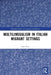 Multilingualism in Italian Migrant Settings by Luca Iezzi