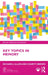 Key Topics in Memory by Richard J. Allen, Charity Brown