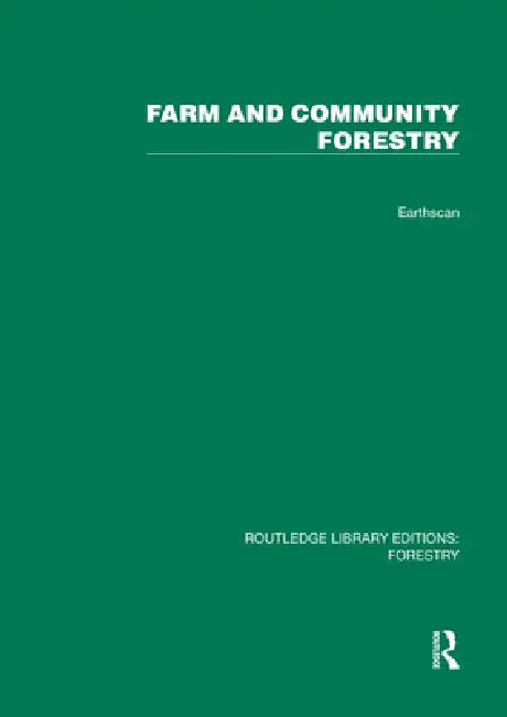 Farm and Comunity Forestry by Gerald Foley
