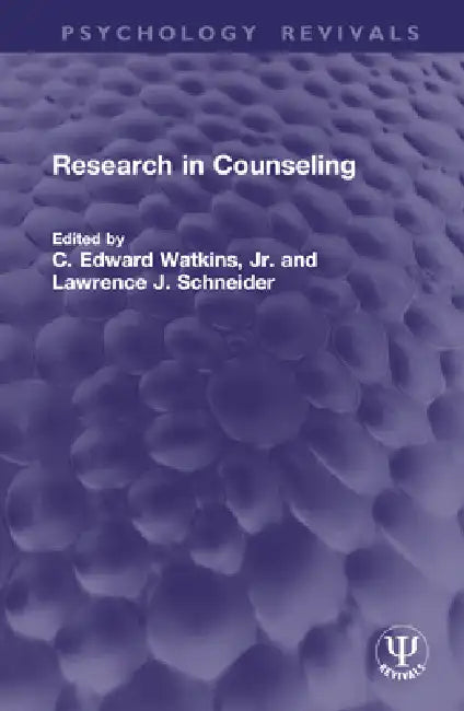 Research in Counseling by C. Edward Watkins Jr