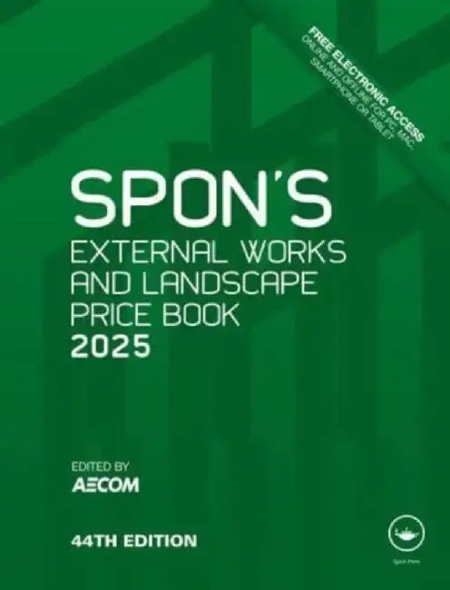 Spon's External Works and Landscape Price Book 2025 by Aecom