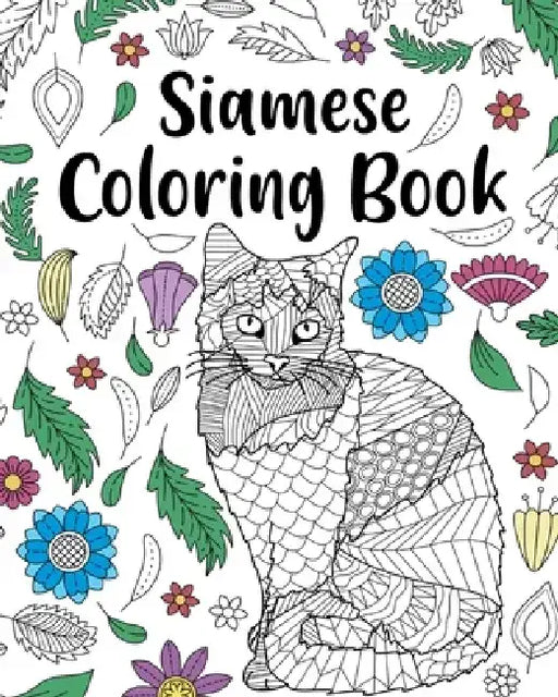 Siamese Cat Coloring Book by Paperland