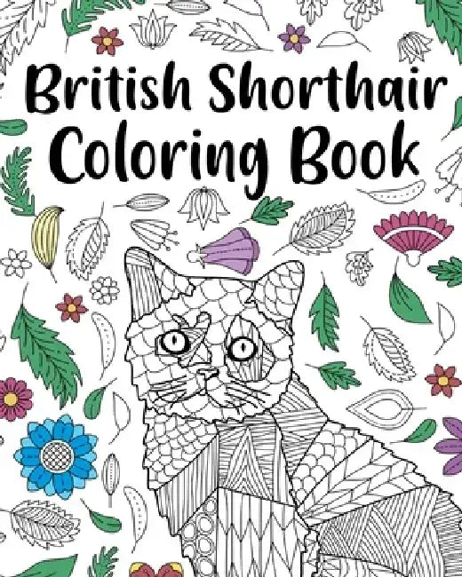 British Shorthair Coloring Book by Paperland