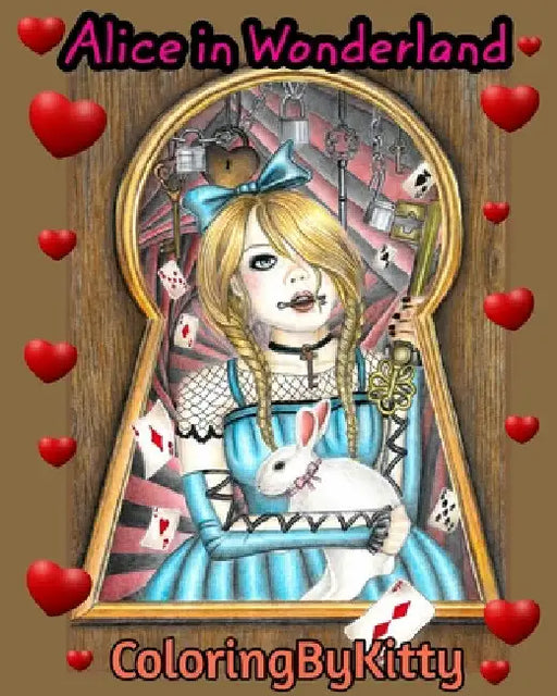 ColoringByKitty: Alice In Wonderland: Coloring book for adults by A. Chebunina
