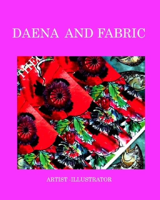 Daena and fabric: fabric by Alice Daena Hickey