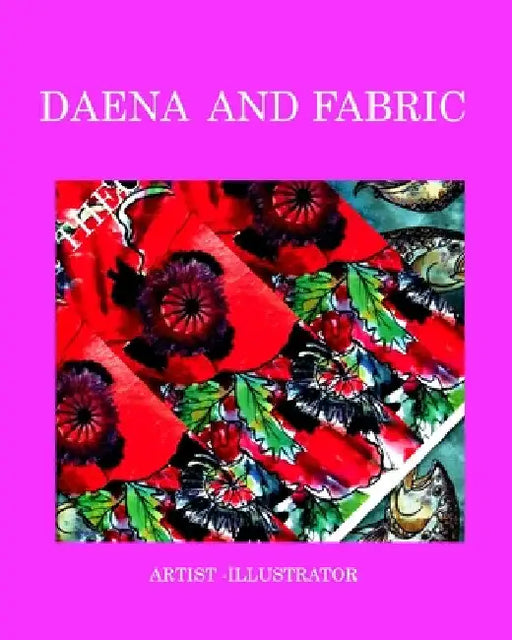 Daena and fabric: fabric by Alice Daena Hickey