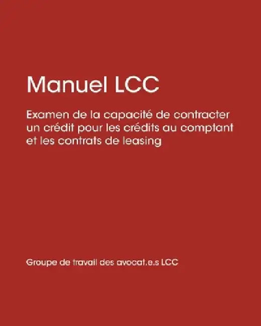 Manuel LCC by Groupe de Travail Des Av LCC