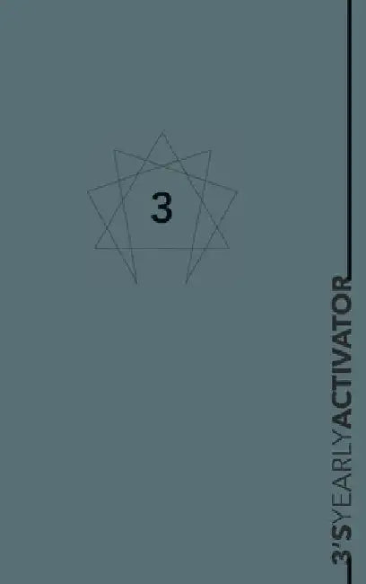 Enneagram 3 YEARLY ACTIVATOR Planner: Yearly planner for an enneagram type Three by Enneapages