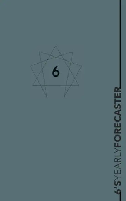 Enneagram 6 YEARLY FORECASTER Planner: Yearly planner for an enneagram type Six by Enneapages