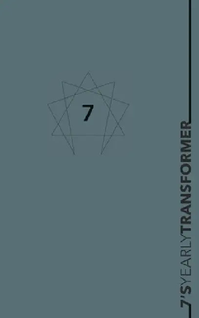 Enneagram 7 YEARLY TRANSFORMER Planner: Yearly planner for an enneagram type Seven by Enneapages