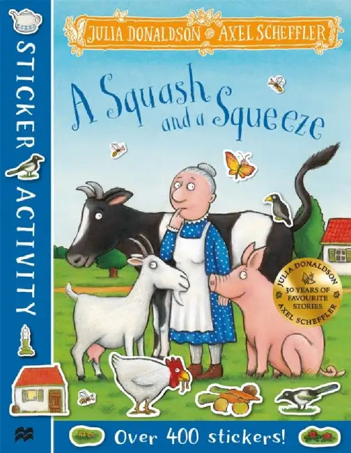 A Squash and a Squeeze Sticker Book by Julia Donaldson
