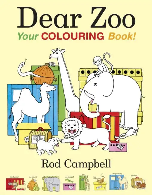 Dear Zoo: Your Colouring Book by Rod Campbell
