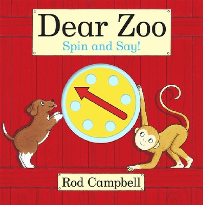Dear Zoo Spin and Say!: An interactive spinner book based on the bestselling preschool classic by Rod Campbell