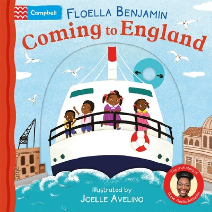 Coming to England: A Push, Pull, Slide Book by Floella Benjamin