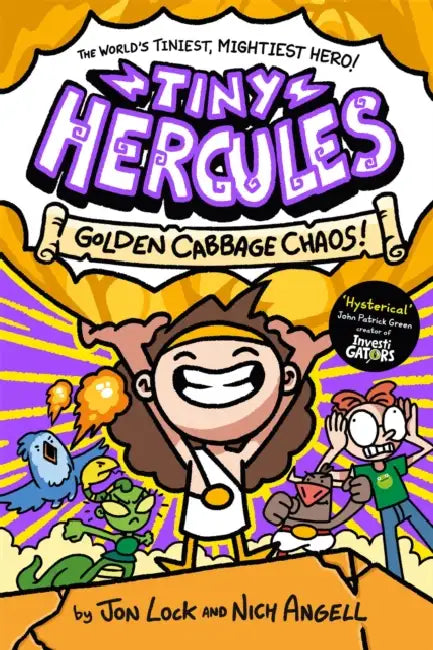 Tiny Hercules - Golden Cabbage Chaos by Jon Lock