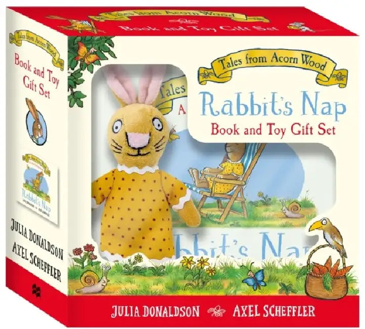 Tales from Acorn Wood: Rabbit's Nap Book and Toy Gift Set by Julia Donaldson