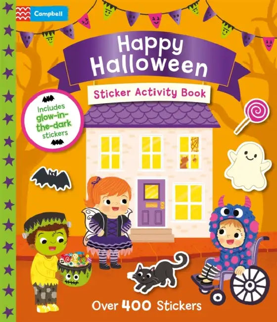 Happy Halloween Sticker Activity Book by Campbell Books