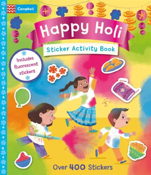 Happy Holi Sticker Activity Book by Campbell Books