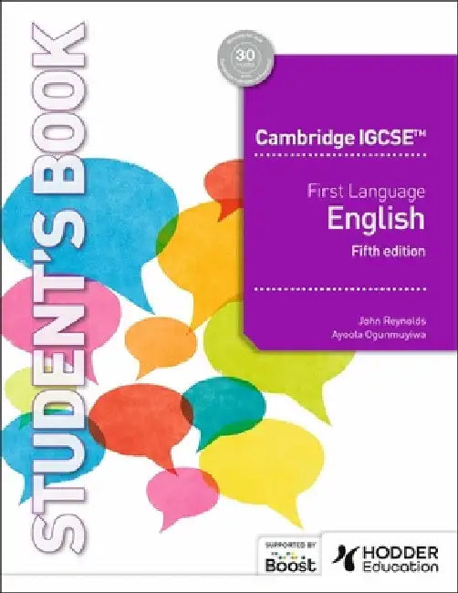 Cambridge IGCSE First Language English Fifth Edition by John Reynolds