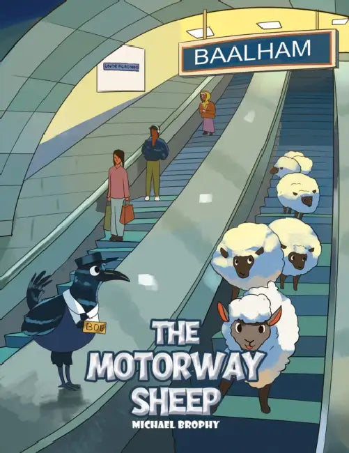 The Motorway Sheep by Michael Brophy