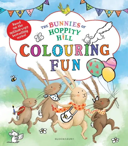 The Bunnies of Hoppity Hill: Colouring Fun: A cute and cosy colouring adventure - perfect for Easter holidays! by Martha Mumford