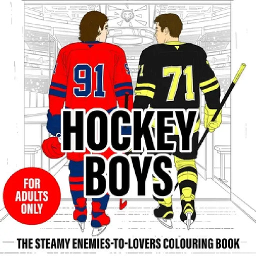 Hockey Boys: The Steamy Enemies-to-Lovers Colouring Book by Rombutan
