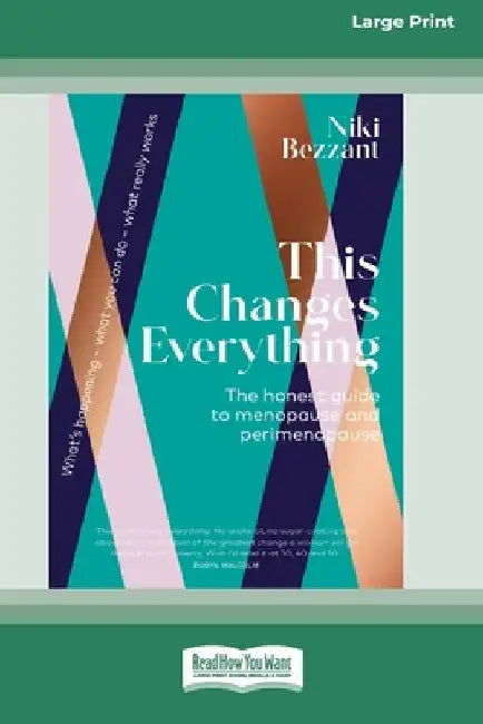 This Changes Everything: The honest guide to menopuse and perimenopause [LP 16 Pt Edition] by Niki Bezzant