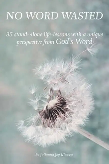 No Word Wasted: 35 stand-alone life-lessons with a unique perspective from God's Word by Julianna Joy Klassen