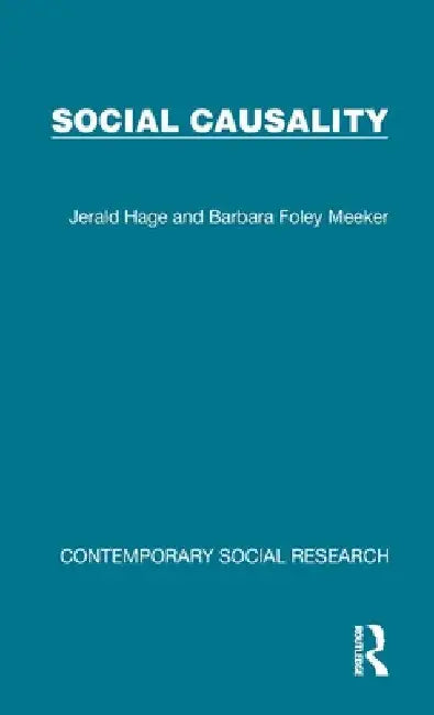 Social Causality by Jerald Hage