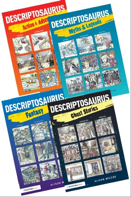 Descriptosaurus Story Writing 4 Book Bundle by Alison Wilcox