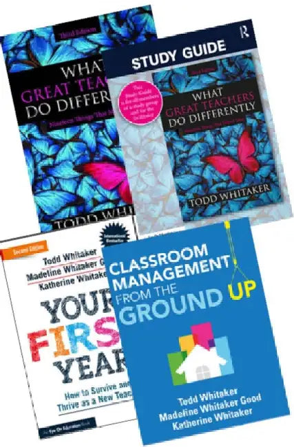 Todd Whitaker Great Teachers 4 Book Bundle by Todd Whitaker