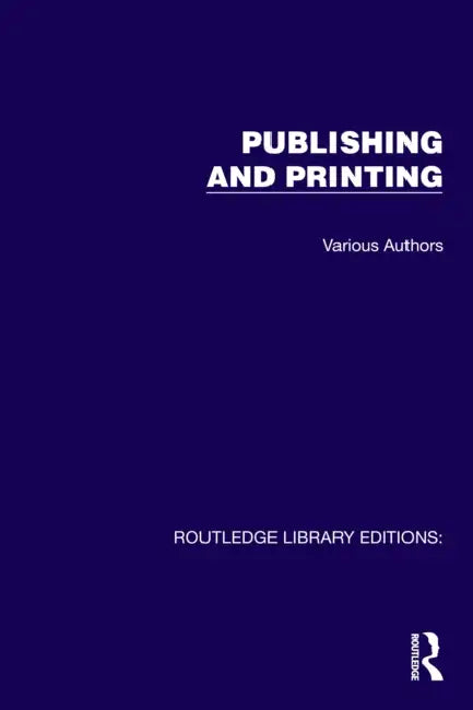 Publishing and Printing