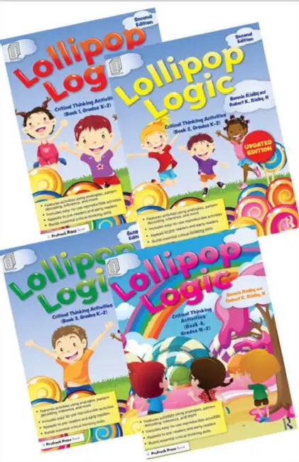 Lollipop Logic - 4 Book Bundle for Grades K-2 by Bonnie Risby