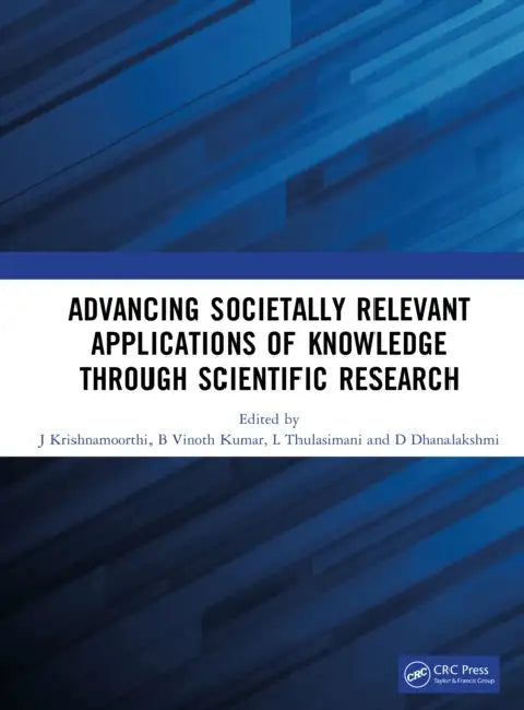 Advancing Societally Relevant Applications of Knowledge Through Scientific Research by J. Krishnamoorthi