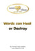 Words can Heal or Destroy: Love Vibes (PTY) LTD by Tammy Leigh Lawless