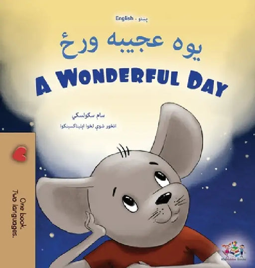 A Wonderful Day (Pashto English Bilingual Children's Book) by Sam Sagolski, Kidkiddos Books