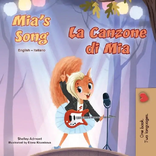 Mia's Song (English Italian Bilingual Children's Book) by Shelley Admont, Kidkiddos Books