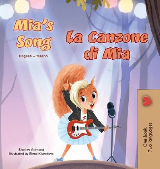 Mia's Song (English Italian Bilingual Children's Book) by Shelley Admont, Kidkiddos Books