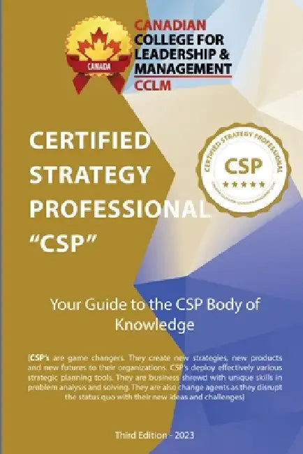 Certified Strategy Professional CSP Body of Knowledge by Cclmcanada Org