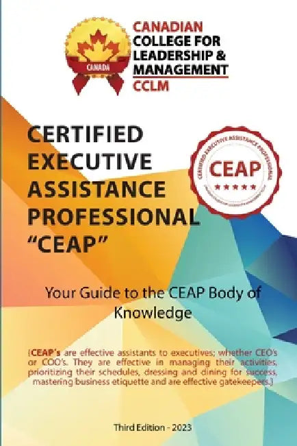 Certified Executive Assistance Professional CEAP Body of Knowledge by Cclmcanada Org