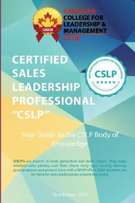 Certified Sales Leadership Professional CSLP Body of Knowledge by Cclmcanada Org