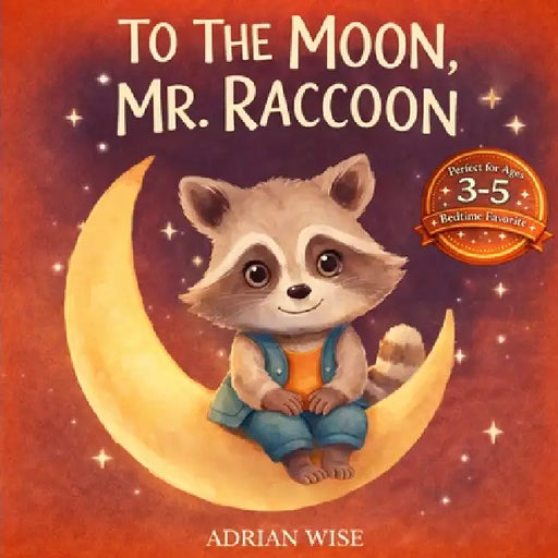 To the Moon, Mr. Raccoon by Adrian Wise