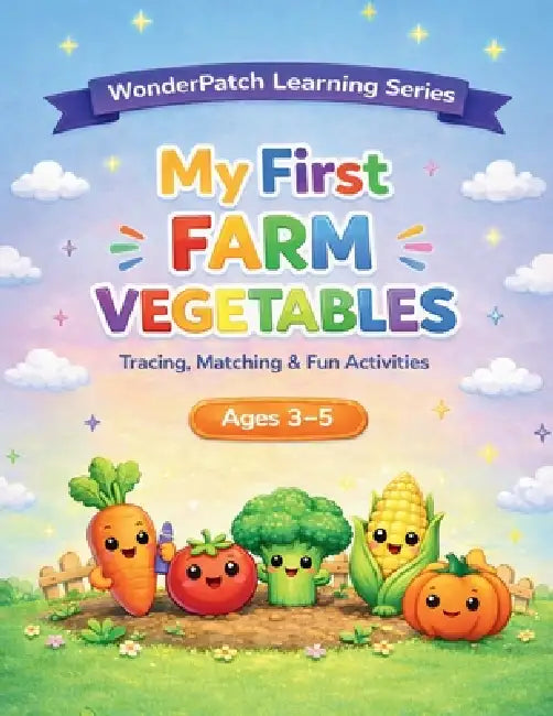 My First Farm Vegetables: Tracing, Matching & Fun Activities by Paula Strainu