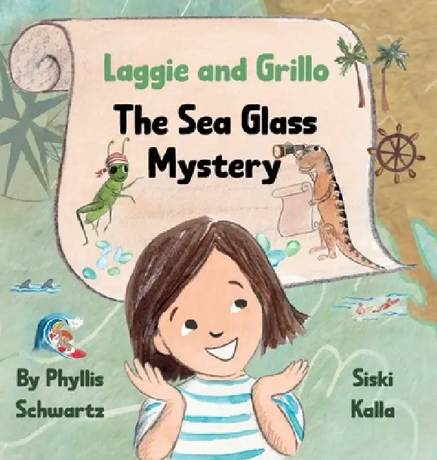 Laggie and Grillo: The Sea Glass Mystery by Phyllis Schwartz, Siski Kalla