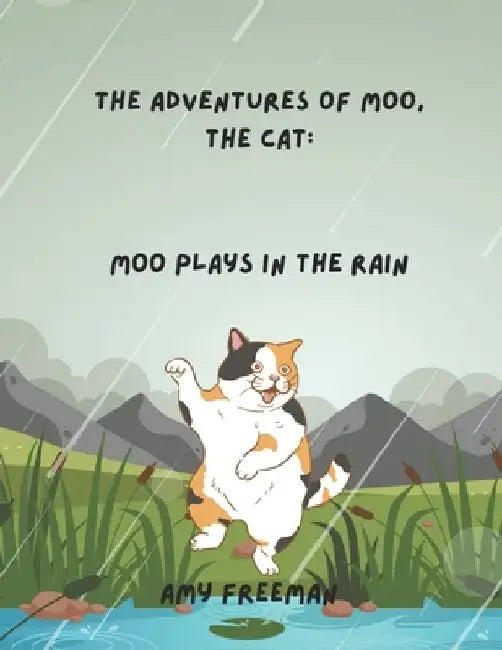 The Adventures of Moo, The Cat: Moo Plays In The Rain by Amy Freeman