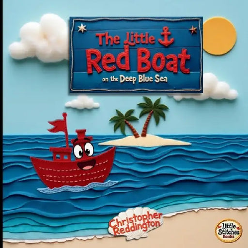 The Little Red Boat on the Deep Blue Sea by Christopher Reddington