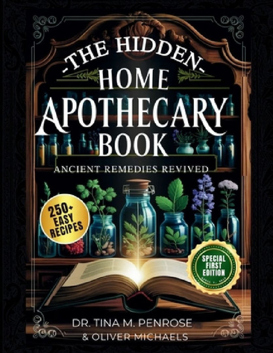 The Hidden Home Apothecary Book: Rediscovering 250+ Recipes for Herbal Teas, Tinctures, and Natural Wellness Remedies by Oliver Michaels